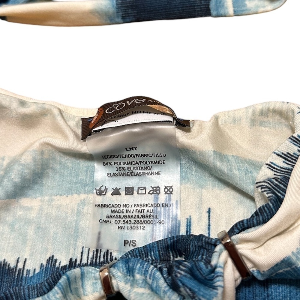Lenny Niemeyer Blue and White Tie-Dye Bikini Set /Size Small - LKY x The Cove - Picture 9 of 9